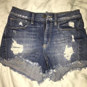 Guess Distressed Denim Shorts
